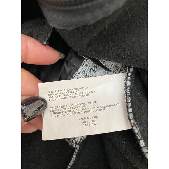 Halifax HFX High Performance Luna Knit Jacket in Heather Gray Women's Size L - Picture 11 of 11